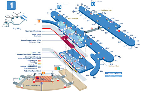 拉瓜迪亚机场平面图图片